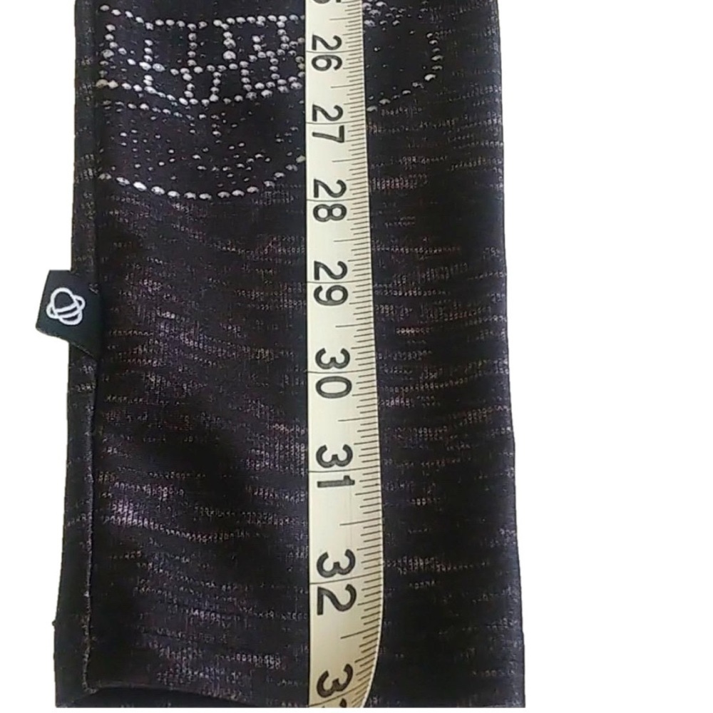 Terez Starry Eyed Skull Leggings Black Heathered Gothic Punk Rock XL (Fits XS/S) - Picture 9 of 13